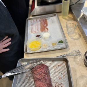 Beef Wellington Menu - Date Night Review Photo from Cooking Class in Austin 7