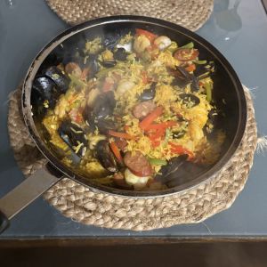 Spanish Paella &amp; Tapa Night Review Photo from Cooking Class in Chicago